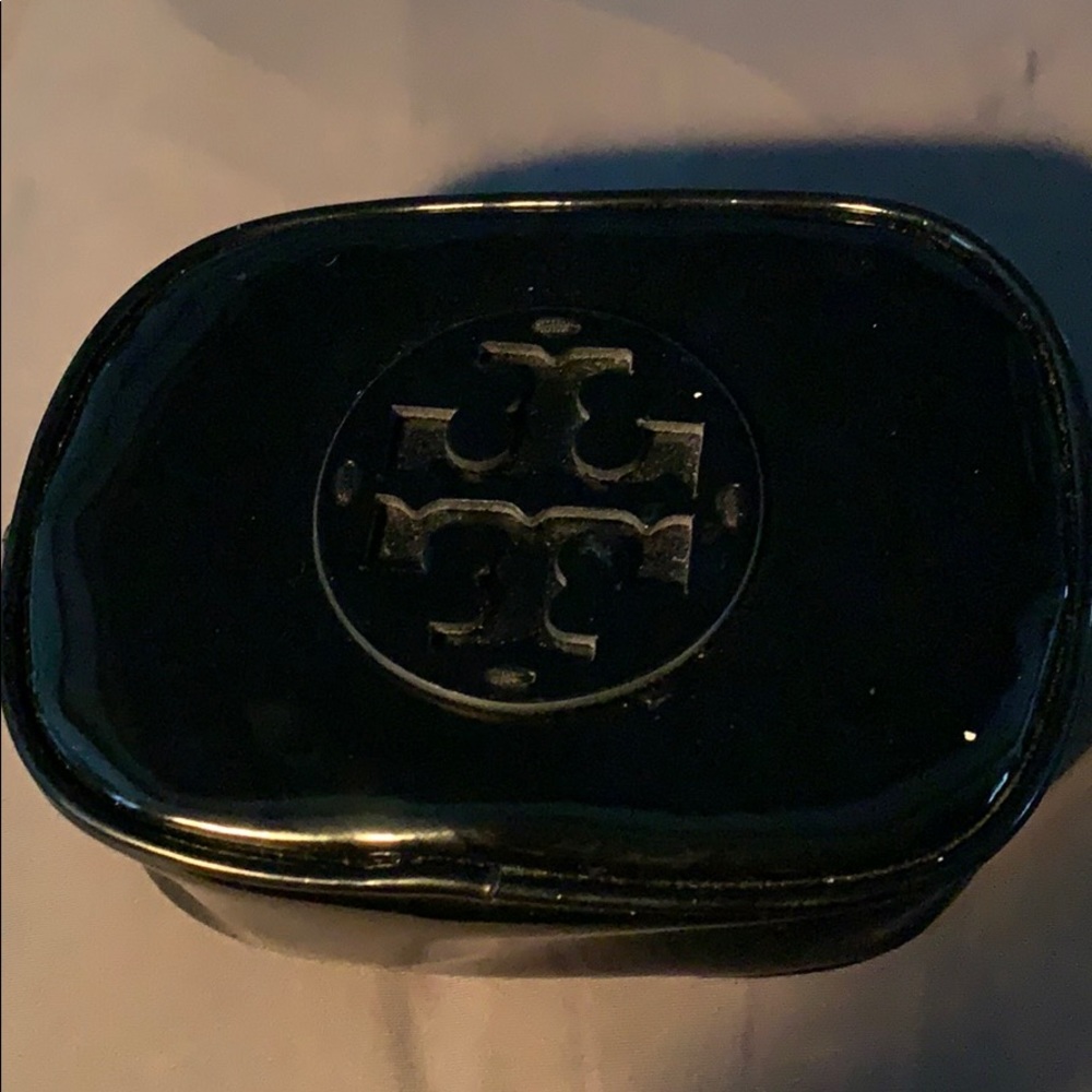 Tory Burch patent leather makeup case